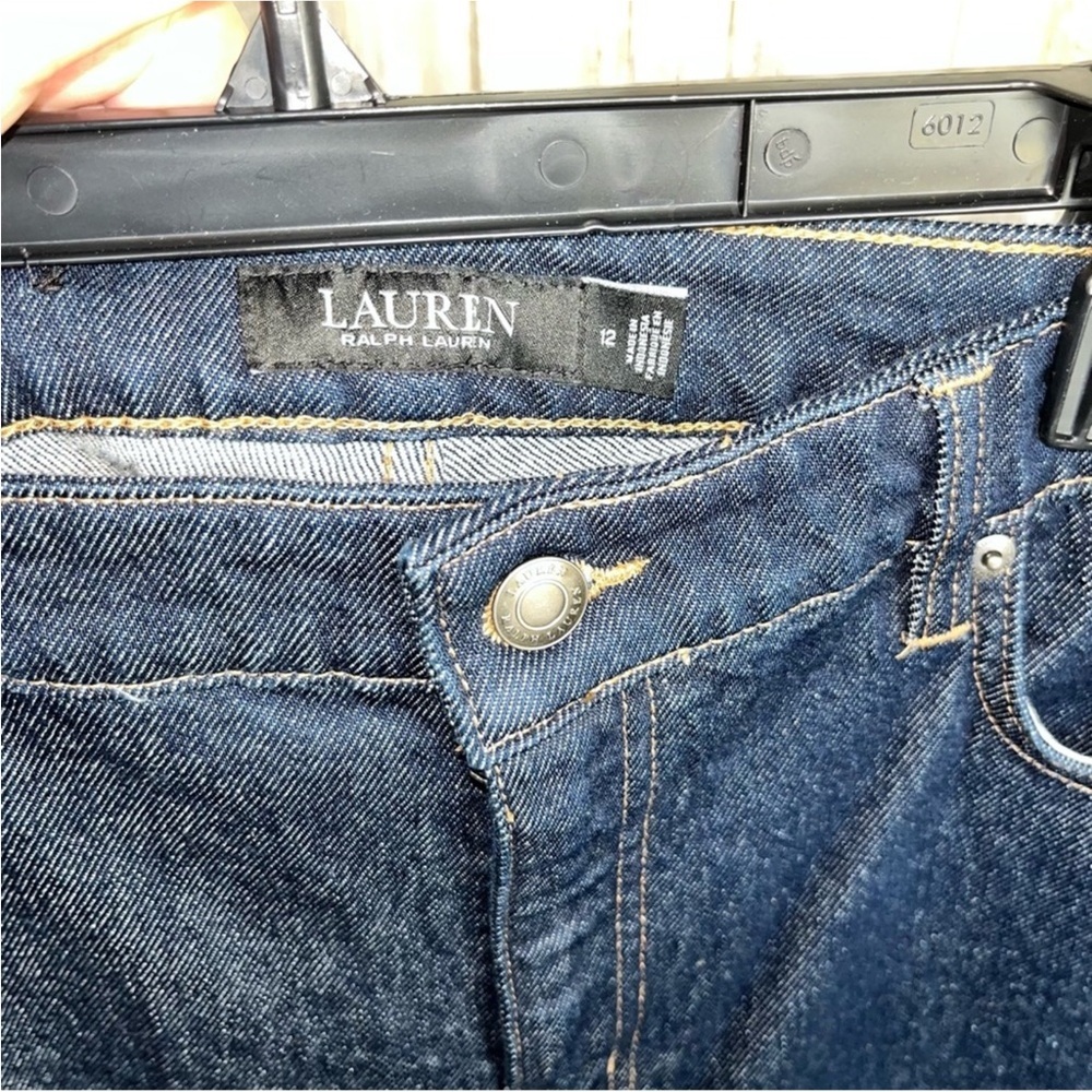 NWT Lauren Ralph Lauren Dark Wash Denim Bootcut Jeans - Picture 5 of 5